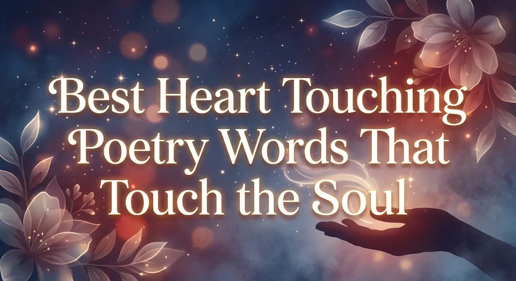 Best Heart Touching Poetry Words That Touch the Soul