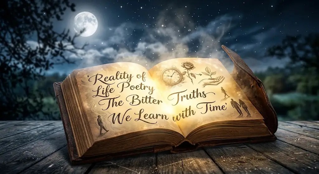 Reality of Life Poetry The Bitter Truths We Learn with Time